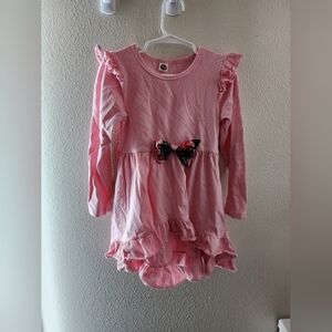 4T Pink Hi low shirt